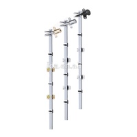 Serrure de meuble 288 avec règle longue, serrure de bureau, serrure de tiroir latérale en alliage de zinc