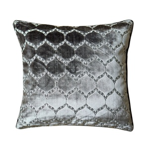 Spedizione gratuita copricuscini copricuscini in velluto taglio Moorish Design eleganti lussuose copricuscini decorativi in oro grande - Product Image 5