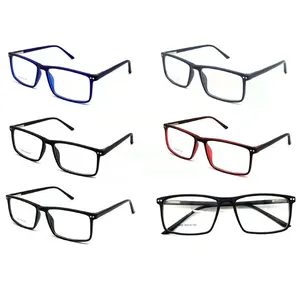 2023 Flex Spring charnière Ready Stock vente en gros CP lunettes montures de lunettes optique unisexe rétro carré lunettes