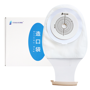 Bolsa de ostomía y colostomía de una pieza transparente y opaca de consumibles médicos Steadlive con tela de EVOH hidrocoloidal médica - Product Image 1