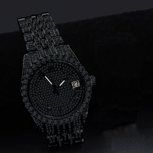 Montre élégante en diamant avec bracelet en acier inoxydable, parfaite pour les affaires et les vêtements décontractés, disponible à prix de gros - Product Image 3