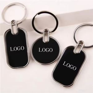 Llaveros de Metal con Grabado Láser, Regalo Promocional Publicitario, Llavero de Aleación con Forma de Corazón, Personalizable con Logotipo - Product Image 1