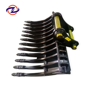 <strong>Excavator</strong> Root Rake Tilting Rake Bucket <strong>Excavator</strong> <strong>Attachments</strong> Landscape Rake - Product Image 1