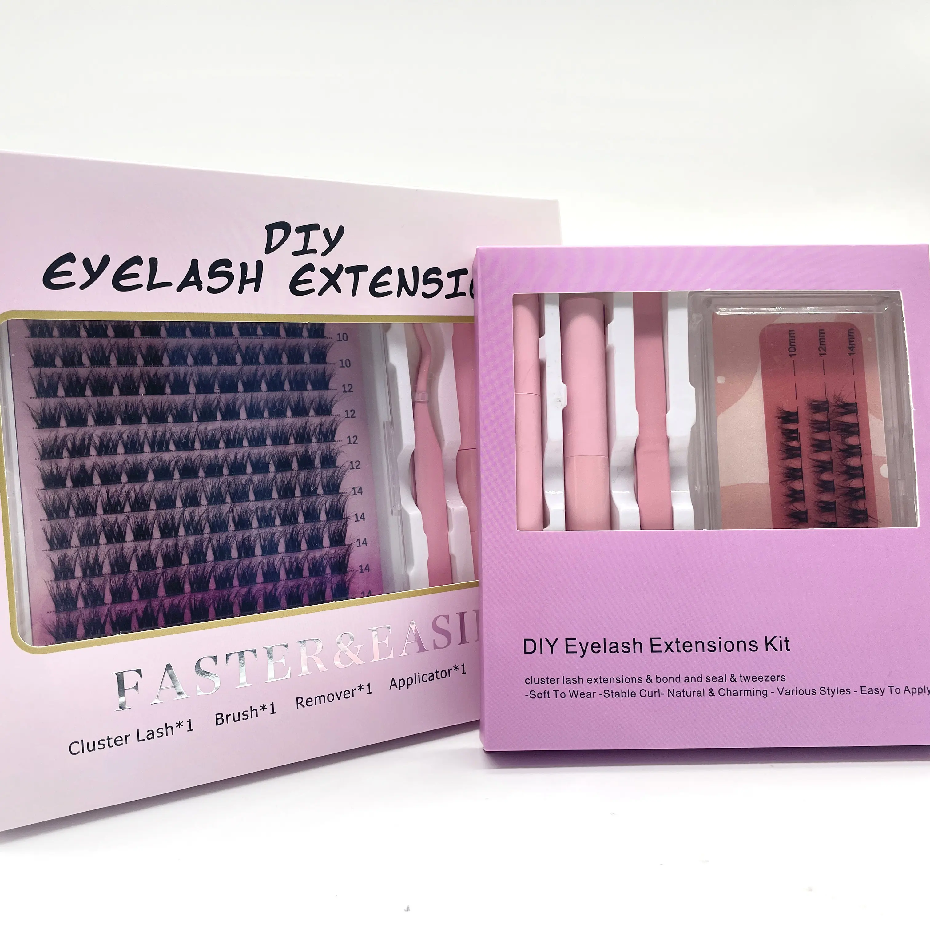 Segmented Eyelashes Cluster Lash Kit C D Curl Cluster Eyelash Wholesale Individual Cluster Eyelash