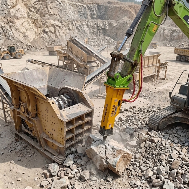Hydraulic Breaker with Folding Arm for Construction High Efficiency Demolition Hammer with Stable Performance