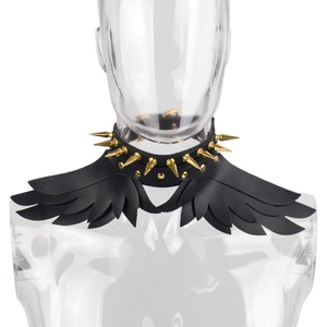 Collar de Cuero FUNSM con Púas, Collar para Juegos Sexuales BDSM, Juguetes Sexuales para Parejas, Accesorios de Bondage para Mujeres y Hombres - Product Image 6