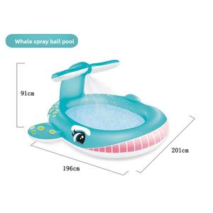 Piscine <span class=keywords><strong>pour</strong></span> bébé gonflable en PVC Whale Spray <span class=keywords><strong>pataugeoire</strong></span> familiale prête à l'emploi <span class=keywords><strong>pour</strong></span> enfants - Product Image 3