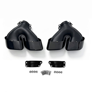 Compatible con <span class=keywords><strong>Range</strong></span> <span class=keywords><strong>Rover</strong></span> <span class=keywords><strong>Sport</strong></span> <span class=keywords><strong>2023</strong></span> con Cuatro Tubos de Escape Exteriores Hechos de Acero Inoxidable Color Negro Plata L461 - Product Image 4