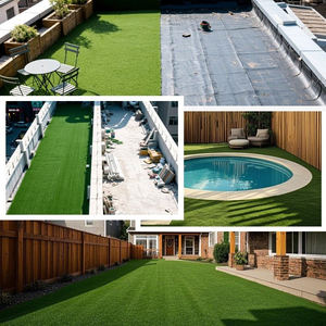 <span class=keywords><strong>Gazon</strong></span> artificiel réaliste en rouleau, résistant aux UV, herbe synthétique durable, tapis vert pour jardin, patio, aménagement extérieur - Product Image 6