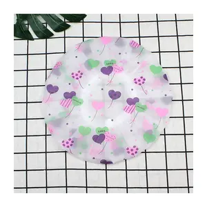 New Arrival Bow Shower Cap With Elastic Waterproof Bath Cap For Long Hair