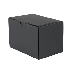 Tùy chỉnh được thiết kế vuông màu đen tông-Hộp bưu phẩm với cán bóng cho sản phẩm kinh doanh bao bì vận chuyển phong bì - Product Image 3