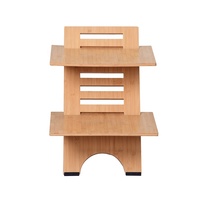 Support en bambou pour ordinateur portable, réglable de la hauteur, bureau, Table, convertisseur de bureau