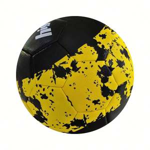 Balón de Fútbol de Entrenamiento Negro Personalizado, Talla 5 - Balón de Fútbol Promocional para Regalos de Equipo y Corporativos - Product Image 4
