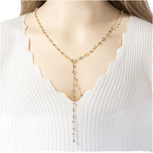 Franse Retro Trend Dames Ketting Geometrische Lange Ketting Kwast Elegante Zachte Temperament Vakantie Accessoires Voor Cadeau Sieraden - Product Image 3