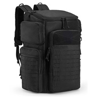 Sac à dos tactique de montagne 50L grande capacité, respirant, imperméable, en tissu Oxford, pour randonnée et camping en extérieur