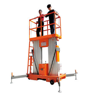 Plataforma Elevadora Eléctrica Hidráulica <span class=keywords><strong>de</strong></span> Tres Columnas, Mini Elevador <span class=keywords><strong>de</strong></span> 200 kg <span class=keywords><strong>de</strong></span> Capacidad <span class=keywords><strong>de</strong></span> Carga, 12 m <span class=keywords><strong>de</strong></span> Altura <span class=keywords><strong>de</strong></span> Elevación, Plataforma <span class=keywords><strong>de</strong></span> Trabajo Aérea Vertical - Product Image 2