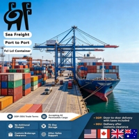 Expédition maritime express DDP porte-à-porte, agent logistique pour entrepôts FBA vers les États-Unis, l'Australie et l'Espagne