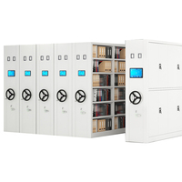 Système d'étagères métalliques verrouillables pour compactage de documents, taille personnalisée pour les entreprises de gestion de archives et les entrepôts de stockage hors site