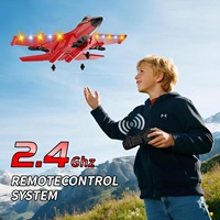 Avion RC en mousse 4DRC G6 avec gyroscope intelligent, facile à piloter, hélicoptère à jet 2 canaux, décollage par lancer manuel, planeur de combat télécommandé