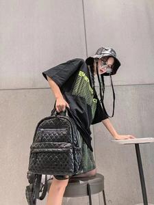 Nouvelle usine nouvelle mode neutre grande capacité sac à dos femmes sac à bandoulière sac d'école - Product Image 5