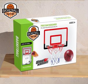Acteelier – ensemble de jeu de basket-ball d'intérieur 40 cm x 26 cm, <span class=keywords><strong>Suspension</strong></span> sans Perforation, porte en plastique, ensemble de cerceaux de basket-ball - Product Image 3