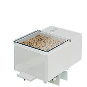 Nouveau automatique carré en plastique écologique 5W 220V Aquarium Intelligent poisson mangeoire synchronisation fonction quantitative pour salon - Product Image 1