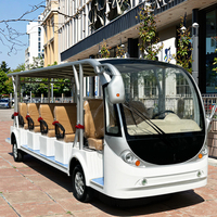 Voiture électrique de tourisme avec batterie au lithium et éclairage LED pour 11 passagers - Sites touristiques, stations balnéaires et visites de la ville