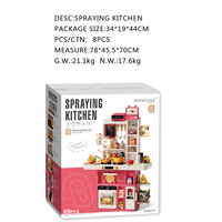 Grande cuisine de jeu pour enfants de 88 cm, 69 pièces, avec cuisinière à pulvérisation et robinet à eau courante, jouets éducatifs pour le jeu de rôle de chef pour enfants