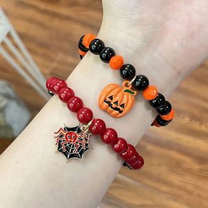 Natural Bracelet Colorful Glass Beaded Anti-anxiety Stone Innovative Influencer Choice Item Personalized <b>Engraving</b> - Product Image 1