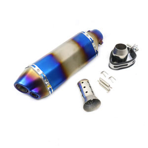 Silenciador de escape de motocicleta de acero estilo azul para escape KTM akrapovics 390 KTM <span class=keywords><strong>125</strong></span> 250 DUKE RC390 - Product Image 5