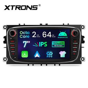 XTRONS Autoradio Android 7 pouces Octa Core 64 Go 1024x600P Écran IPS EQ DSP Navigation multi-interface pour Ford Focus/S-MAX/Galaxy - Product Image 3