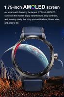 Reloj Inteligente ERON DM82 4G con SIM, Pantalla AMOLED de 1.75 Pulgadas HD, Cámara Giratoria, Videollamada, Batería, Android, Resistente al Agua