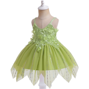 Ippopotamo per bambini vestito verde da fata per bambini Costume di Halloween <span class=keywords><strong>Film</strong></span> e televisione abbigliamento da principessa vestito di Halloween - Product Image 2