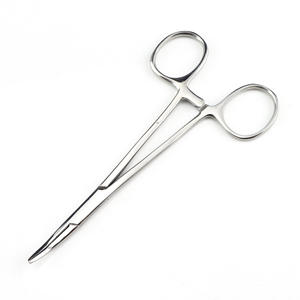 Pinces hémostatiques en acier inoxydable de 12,5 cm à 24 cm, à tête droite et courbée, ciseaux de toilettage pour animaux de compagnie, antibactériens - Product Image 2