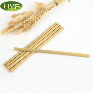 Pajitas Reutilizables de Bambú, Ecológicas, Naturales, Biodegradables, Superficie Lisa para Bebidas Frías y Calientes, Venta al por Mayor para Fiestas y Bares - Product Image 3