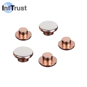 Rivets Solid Bimetal Silver Contact Precious Copper Contact Point Electrical Silver Contacts