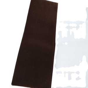 Custom Velvet Jewelry <b>Watch</b> Pouches - Square & <b>Rectangular</b> Brown Flocked Lining Bags (Size/Color MOQ) - Product Image 2