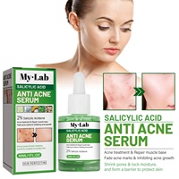 Sérum Visage Hydratant Apaisant et Resserre les Pores à l'Acide Salicylique et à la Centella Asiatica Bio, Marque Blanche