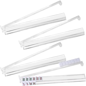Juego de Mahjong de Acrílico Transparente Moderno <span class=keywords><strong>y</strong></span> de Lujo, con Soporte para Fichas, Dos en Uno, Portátil, Duradero <span class=keywords><strong>y</strong></span> Ecológico - Product Image 2