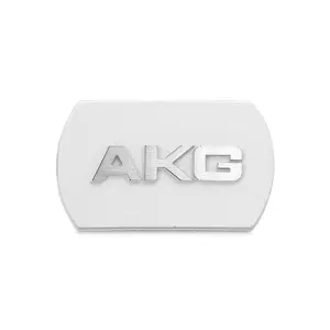 Пользовательская матовая 3D Гальваническая никелевая этикетка, серебряная гальванизированная металлическая наклейка с логотипом