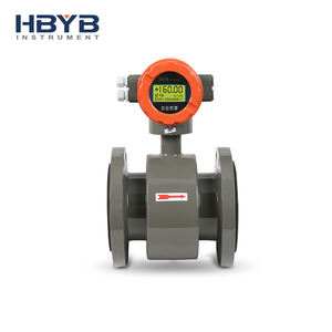 عداد تدفق كهرومغناطيسي صناعي من الفولاذ المقاوم للصدأ مقاس 1 بوصة للمياه والصرف الصحي والحمأة والأحماض والقلويات والملحيات، مبطن بمادة PFA، مع شاشة LCD رقمية وحماية IP65 - Product Image 4