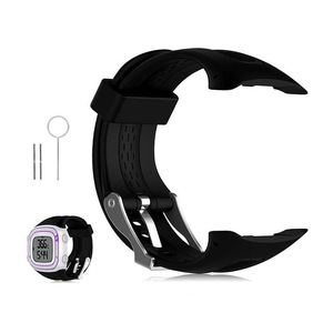 Bracelet de remplacement en silicone pour <span class=keywords><strong>Garmin</strong></span> Forerunner 10/15 <span class=keywords><strong>GPS</strong></span> Running Sports Smartwatch Petites grandes tailles pour femmes hommes Kits d'outils - Product Image 2