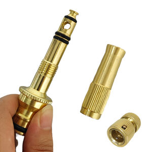 Pistolet d'arrosage à haute pression en laiton, pulvérisation directe, raccord rapide, tuyau d'arrosage domestique, pression réglable, arroseur de jardin - Product Image 1