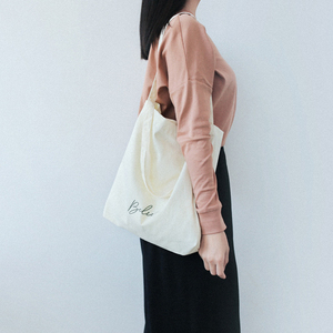 Bolso de compras de lona para mujer, bandolera de gran capacidad con bolsillos - Product Image 5