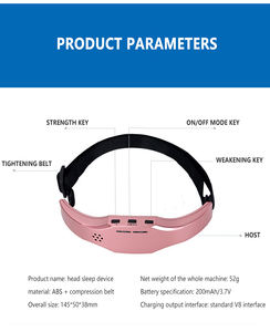 2025热销产品电动头部按摩器睡眠监视器缓解偏头痛按摩器缓解压力睡眠辅助装置CES治疗 - Product Image 3