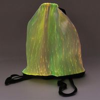 Richshining nuit cyclisme sac lumineux sac à dos à la mode pour créatif brillant sac drôle cadeau voyage roman cadeaux cartable