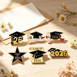 Broche de gorro de doctor para la temporada de graduación 2026, insignia conmemorativa para examen de secundaria, regalo decorativo para estudiantes de primer año, venta al por mayor personalizada - Product Image 4