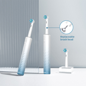 <span class=keywords><strong>Bestlife</strong></span> K1636S Brosse à dents électrique rechargeable oscillante avec texture torsadée Poignée antidérapante décorée - Product Image 2