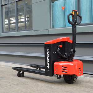 Off Road Electric Hydraulic <b>Pallet</b> Stacker Trucks Outdoor Rough Terrain <b>Fork</b> Width Adjustable Straddle Stacker - Product Image 4