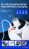Lanterne de camping LED portable multifonctionnelle pliable à énergie solaire pour extérieur, rechargeable par USB, indice IP67, ABS, CRI élevé 90